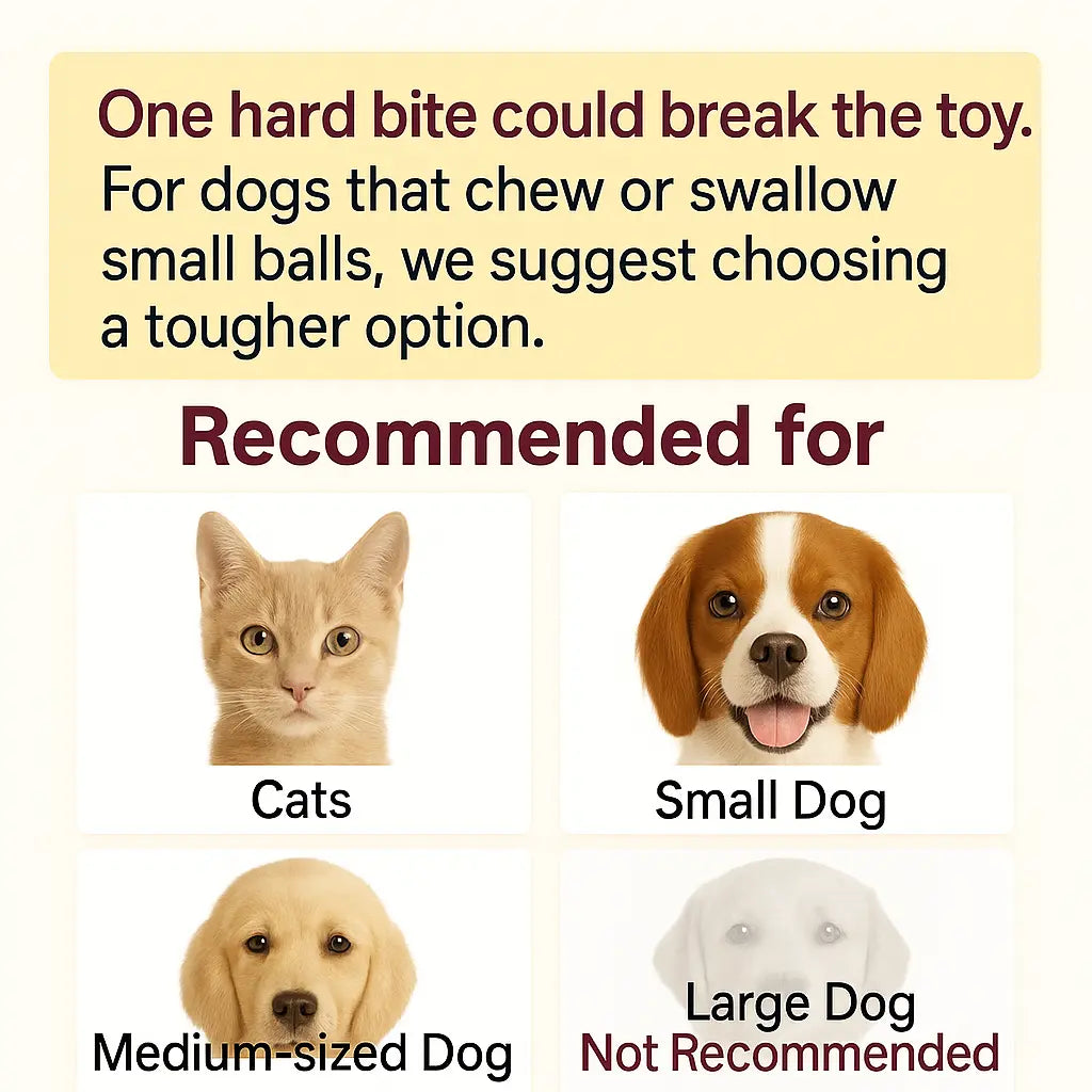 Exciting Mizusu Interactive Rolling Ball Toy for Cats and Dogs - Comes with Two Extra Tails for Endless Fun!