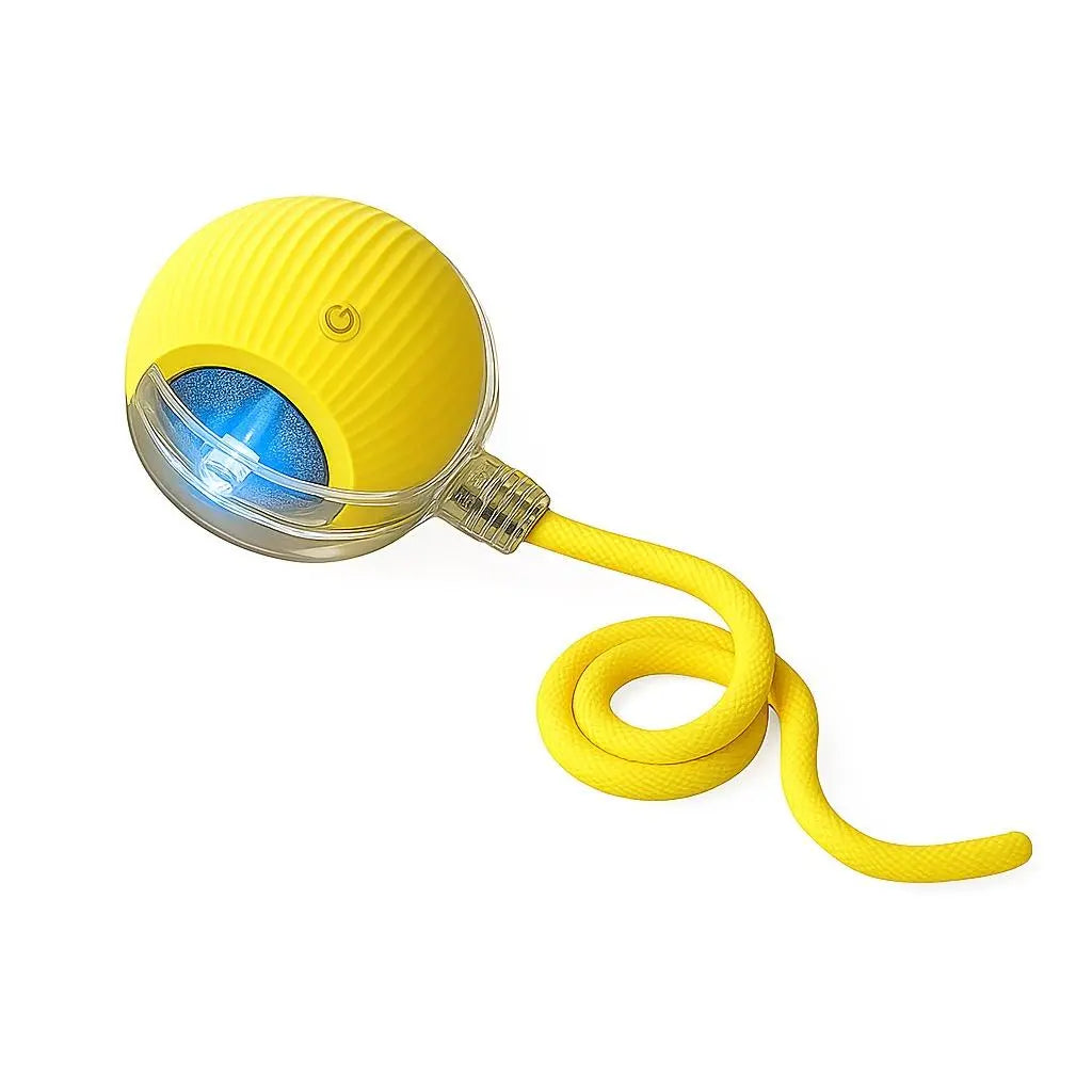 Exciting Mizusu Interactive Rolling Ball Toy for Cats and Dogs - Comes with Two Extra Tails for Endless Fun!